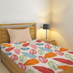 IVAZA Cream Floral 200 Microfiber Single-image-61