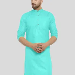 ANUJ FASHION Men Solid A-Line Kurtas-picture-46