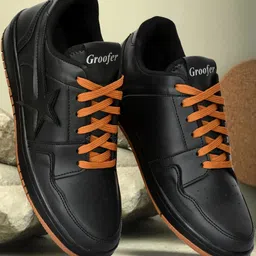 Groofer Men Synthetic Lace Up Fastening Sneakers-picture-36