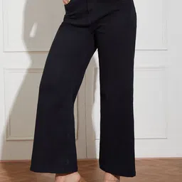 Miss Chase Women Wide Leg High-Rise Stretchable Jeans-picture-36