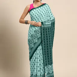 BUTA BUTI Floral Pure Cotton Printed Saree-picture-16