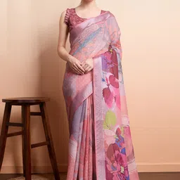RACHNA Floral Printed Ready to Wear Saree-picture-41