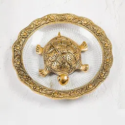 APNA KANHA Feng Shui Vastu Tortoise Plate Set-image-79