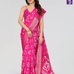 Moda Rapido Bandhani Zari Saree-picture-34