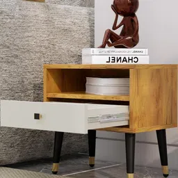HEXA RED Multi Engineered Wood Bedside Table-image-72