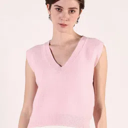 SHOWOFF Women V-Neck Sleeveless Top-image-90