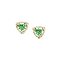 MINUTIAE Triangular Studs Earrings-12