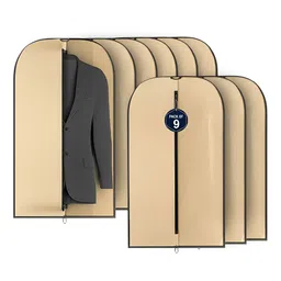 Aura Brown 9 Pieces Suit Organisers-4
