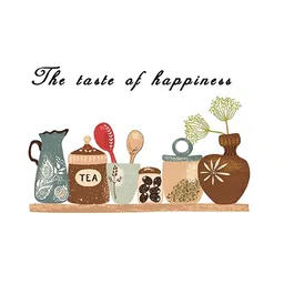 INDIAN ROYALS Kitchen Tools Self Adhesive Wall Sticker-picture-28