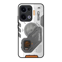 QRIOH Liberty Cyber Glass Oppo Reno13 5G Back Case-image-42