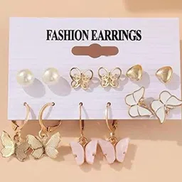 Tipsy Closet Gold-Plated Circular Stud Earrings-6