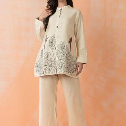 AUTUMN LANE Embroidered Tunic With Trousers Co-Ords-image-18
