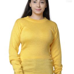 IndiWeaves Women Woollen Pullover with Applique Detail-picture-21