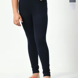 KAYU Pack Of 3 Girls Churidar Length Leggings-picture-47
