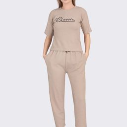 SMSHOPMORE Pure Cotton T-Shirt & Trousers Co-Ord Set-picture-22