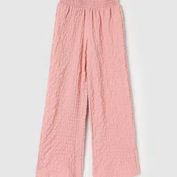 max Girls Self Design Printed Pleated Cotton Trousers-image-64