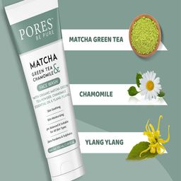 PORES Be Pure Set Of 3 Matcha Green Tea Purifying Face Wash - 100ml Each image 4