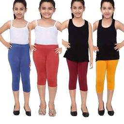 Tik Tok WEARS Girls Multicoloured Cotton Capris-image-59