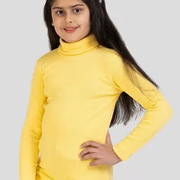 YHA Girls Turtle Neck Sweater Vest-14