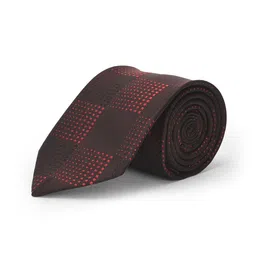Cazzano Men Woven Design Broad Tie-image-91