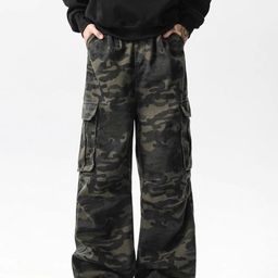StyleCast x Revolte Men Camouflage Printed Loose Fit Wrinkle Free Cargos-picture-19