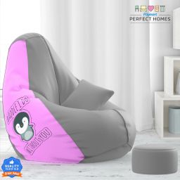 4XL PatternPuff Bag With Free Cushion and Puffy , What Will I Do Without You Teardrop Bean Bag With Bean Filling-image-95
