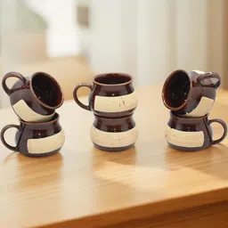 laghima jadon Multicoloured Ceramic Cups and Mugs Set-48
