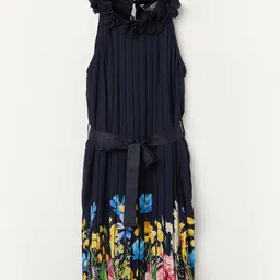 Fame Forever by Lifestyle Girls Floral Print Belted A-Line Dress-picture-10