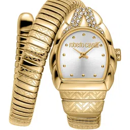 Roberto Cavalli Women Round Dial & Cuff Around Straps Analogue Watch RC5L133M0035-picture-44