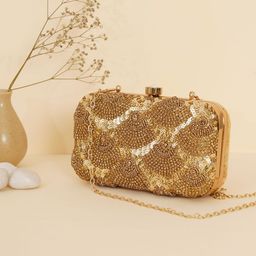 Anouk Embellished Box Clutch-25