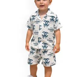 FASHION GRAB Boys Printed Shirt With Shorts-image-93