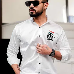 Foomer Men Standard Opaque Casual Shirt-image-48