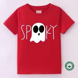 BLUSHES Kids Graphic Printed Round Neck Cotton T-shirt-picture-38