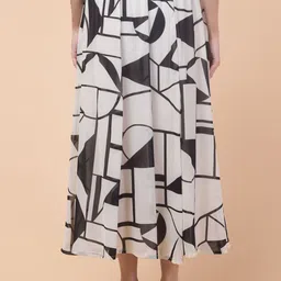 Hive91 Printed Flared Maxi Skirt image 4