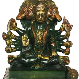 Exotic India Green Religious Idol Showpiece-image-37