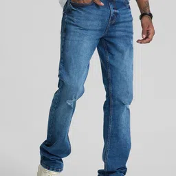 Snitch Men Classic Low Distress Light Fade Stretchable Jeans-picture-15