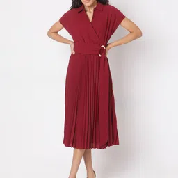 Vero Moda Formal Fit & Flare Midi Dress-image-14