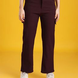 The Dance Bible Women Relaxed Straight Fit Easy Wash Cargos-image-91