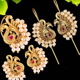VIVASTRI Women Gold Jewellery Set-image-82