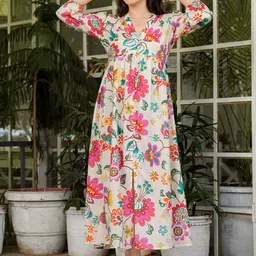 CORSICA Women Crepe Fit & Flare Dress-picture-0