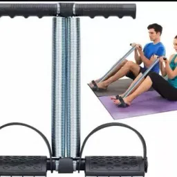 Double Spring Fat Buster Tummy Trimmer Workout Gym equipment for Home Ab Exerciser-image-2