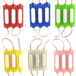 (3 Piece each Colour) - 2.4W Capsule LED Water-Proof Self Adhesive Module Interior Light Motorbike, Car LED (12 V, 2.4 W)-image-7