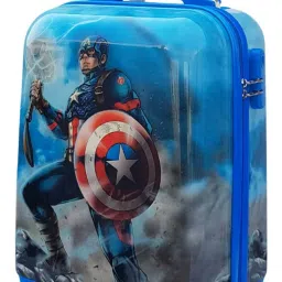 Small Cabin Suitcase (20 inch) 4 Wheels - Lightweight Kids Rolling Luggage With Hard Shell Carry On Travel Trolley Bag - Multicolor-image-40