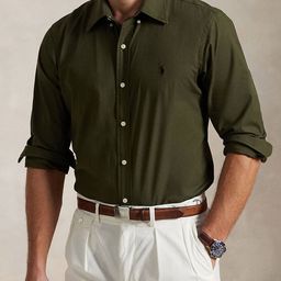 Polo Ralph Lauren Men Button-Down Collar Solid Cotton Formal Shirt-image-56
