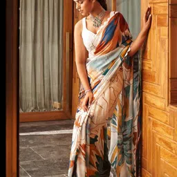 HERE&NOW Satin Saree-picture-52