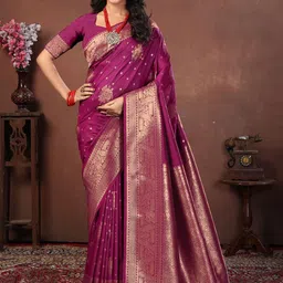 Moda Rapido Woven Design Zari Art Silk Heavy Work Banarasi Saree-picture-35