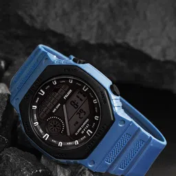 FELIZER Men Digital Watch Dial & Silicon Straps Digital Multi Function Watch LSKA-147-Blue-8