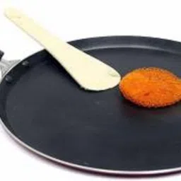 Non Stick Regular Gas Stove Compatible Dosa Tawa (24 cm /240 mm/9 Inches) (2.6mm Thickness) Tawa 24 cm diameter (Aluminium, Non-stick) Tawa 24 cm diameter-image-24