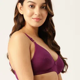Berry's Intimatess Solid Medium Coverage Non Padded Bra image 2