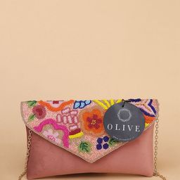 Olive Women Embellished Structured Sling Bag-image-26